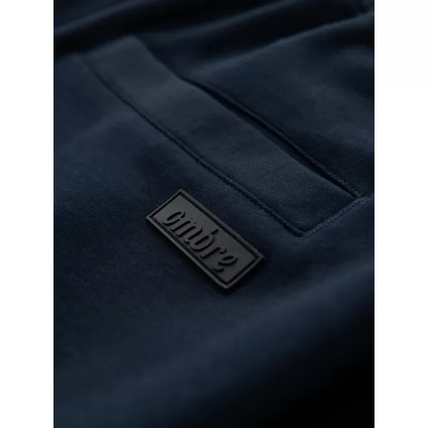  Pánské tepláky OMBRE OM-PASK-0281 DARK BLUE 