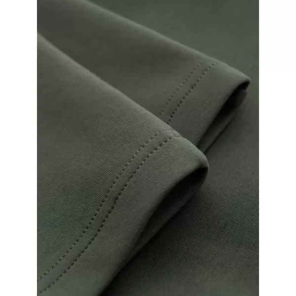  Pánské tepláky OMBRE OM-PASK-0281 DARK OLIVE GREEN 