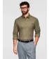 Pánská košile OMBRE K695 OLIVE