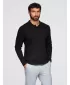 Pánský svetr OMBRE OM-POLS-0140 BLACK