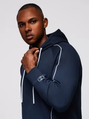 Pánská mikina OMBRE OM-SSNZ-0250 NAVY BLUE