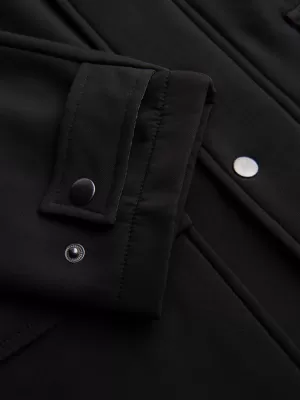 Pánský kabát OMBRE OM-JAPJ-0314 BLACK