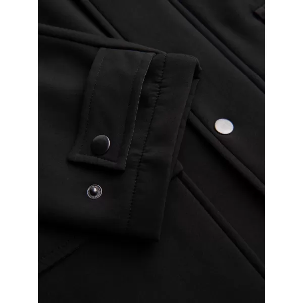  Pánský kabát OMBRE OM-JAPJ-0314 BLACK 