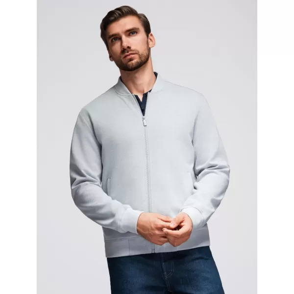  Pánská bunda OMBRE OM-JANP-0159 LIGHT GREY 