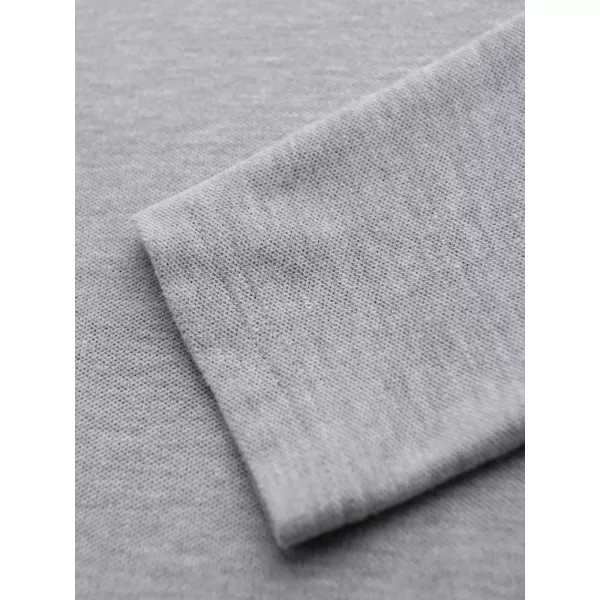 Pánské triko OMBRE OM-POBL-0162 GREY MELANGE 