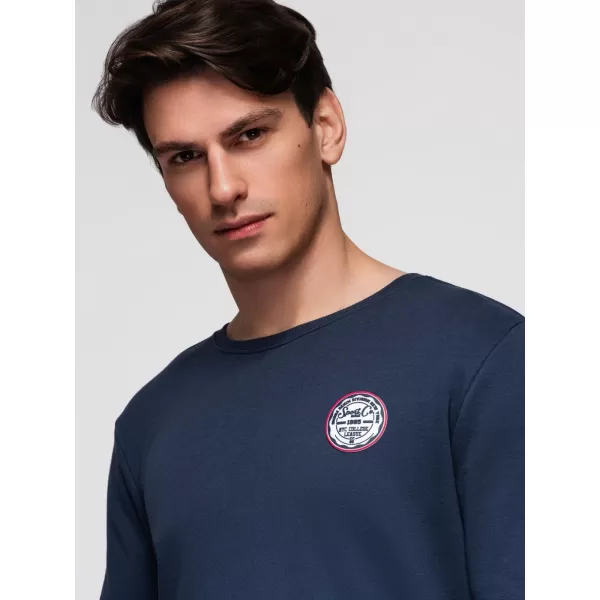  Pánská mikina OMBRE B1713 NAVY BLUE 