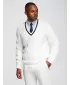 Pánský svetr OMBRE OM-SWSW-0151 WHITE