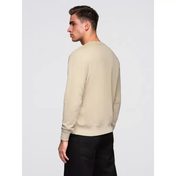  Pánská mikina OMBRE B1713 BEIGE 