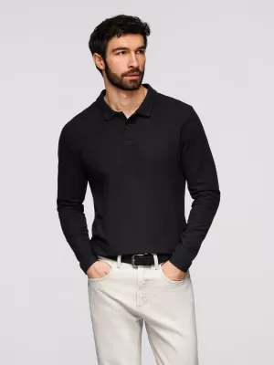 Pánské triko OMBRE OM-POBL-0162 BLACK