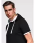 Pánské triko OMBRE OM-TSCT-0256 BLACK
