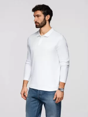 Pánské triko OMBRE OM-POBL-0162 WHITE