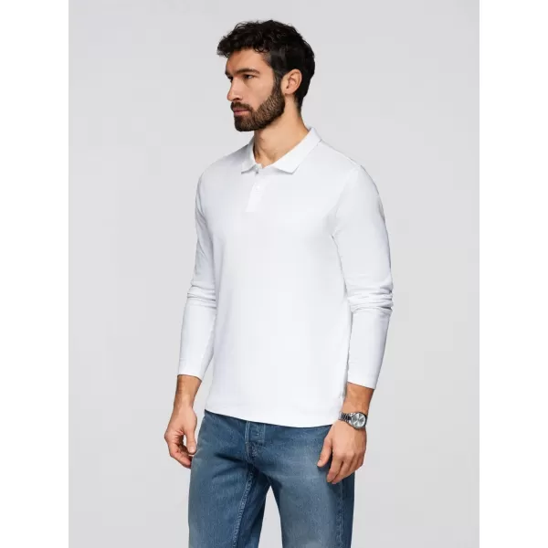  Pánské triko OMBRE OM-POBL-0162 WHITE 