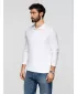 Pánské triko OMBRE OM-POBL-0162 WHITE