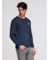 Pánská mikina OMBRE B1713 NAVY BLUE