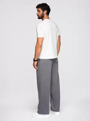 Pánské triko OMBRE OM-TSCT-0240 OFF-WHITE