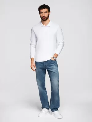 Pánské triko OMBRE OM-POBL-0162 WHITE