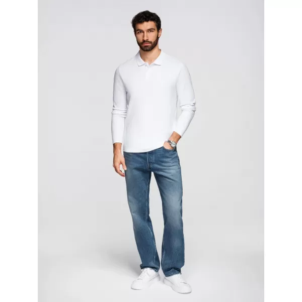  Pánské triko OMBRE OM-POBL-0162 WHITE 