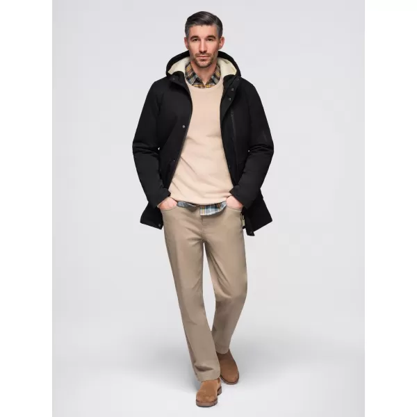  Pánský kabát OMBRE OM-JAPJ-0316 BLACK 