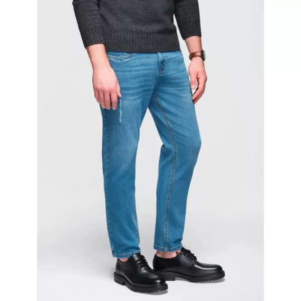  Pánské kalhoty OMBRE OM-PADP-0241 BLUE 