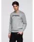 Pánská mikina OMBRE B1711 GREY MELANGE
