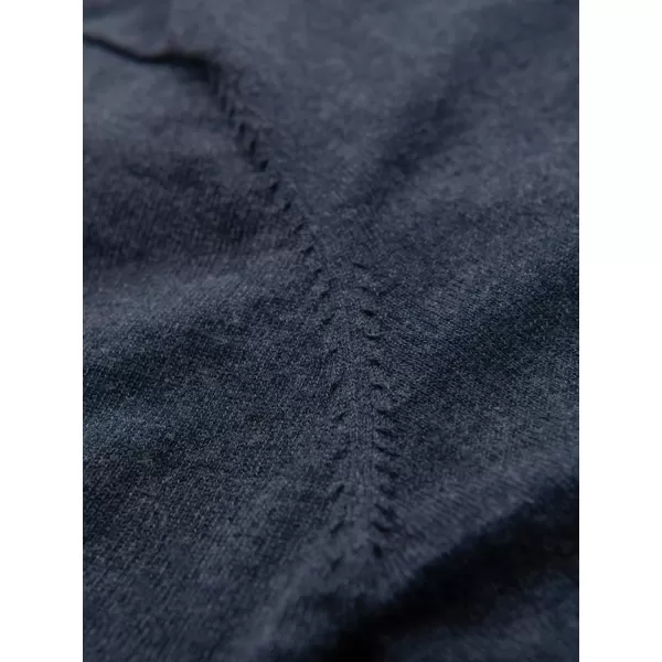  Pánský svetr OMBRE OM-SWBS-0106 NAVY BLUE MELANGE 