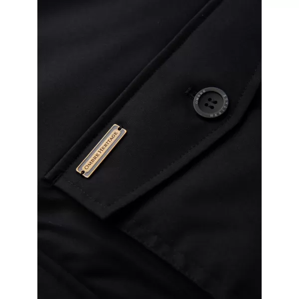  Pánská parka OMBRE OM-JAPJ-0287 BLACK 