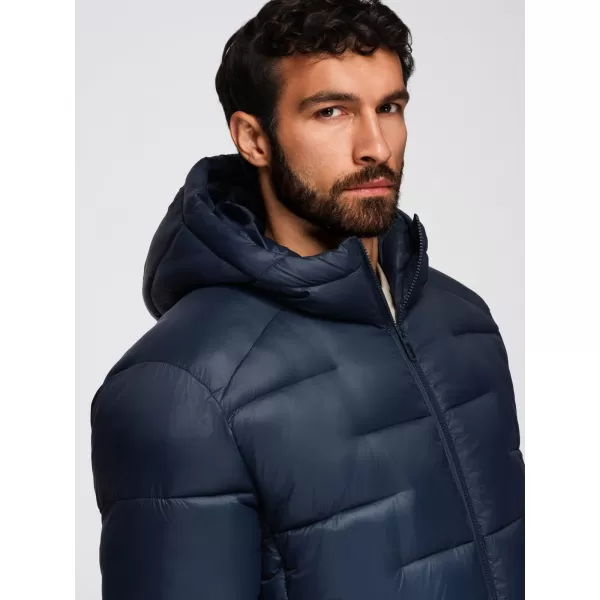  Pánská bunda OMBRE OM-JAHP-0235 NAVY BLUE 