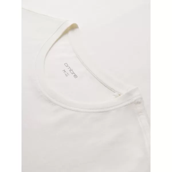  Pánské triko OMBRE OM-TSPT-0246 WHITE 