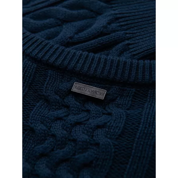  Pánský svetr OMBRE OM-SWSW-0173 NAVY BLUE 
