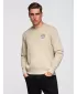 Pánská mikina OMBRE B1713 BEIGE