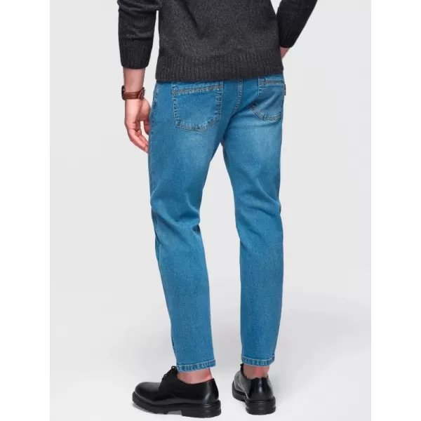  Pánské kalhoty OMBRE OM-PADP-0241 BLUE 