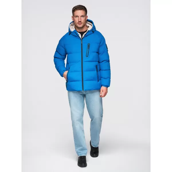  Pánská bunda OMBRE OM-JAHP-0302 BLUE 
