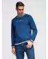 Pánská mikina OMBRE OM-SSNZ-0244 DARK BLUE