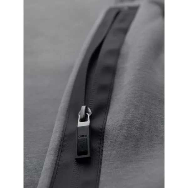  Pánské tepláky OMBRE OM-PASK-0281 GREY 