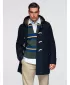 Pánský kabát OMBRE OM-COWC-0131 NAVY BLUE