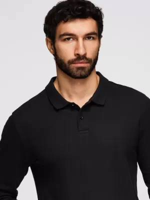 Pánské triko OMBRE OM-POBL-0162 BLACK