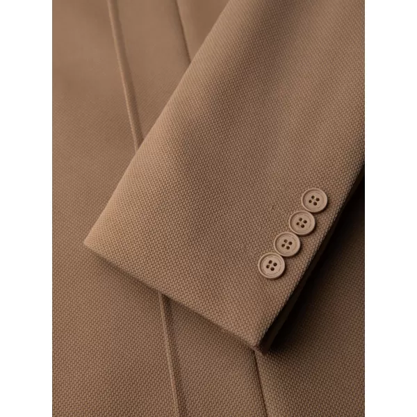  Pánský kabát OMBRE OM-COWC-0136 LIGHT BROWN 