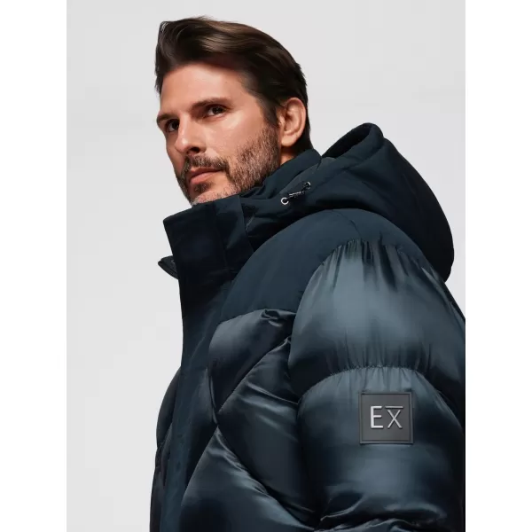  Pánská bunda OMBRE OM-JAHP-0237 NAVY BLUE 