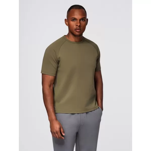  Pánské triko OMBRE OM-TSCT-0240 OLIVE 