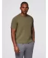 Pánské triko OMBRE OM-TSCT-0240 OLIVE