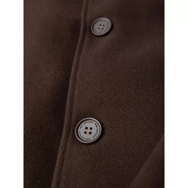  Pánský kabát OMBRE OM-COWC-0135 BROWN 