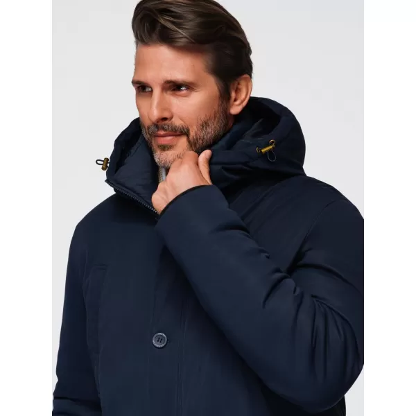  Pánská parka OMBRE OM-JAPJ-0287 NAVY BLUE 