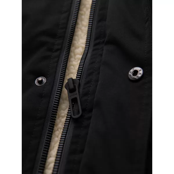  Pánský kabát OMBRE OM-JAPJ-0316 BLACK 
