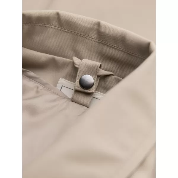  Pánský kabát OMBRE OM-COLC-0139 BEIGE 