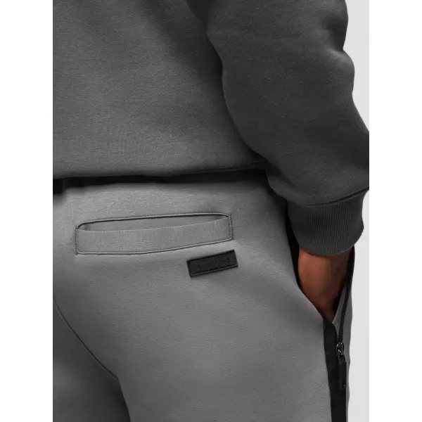  Pánské tepláky OMBRE OM-PASK-0281 GREY 