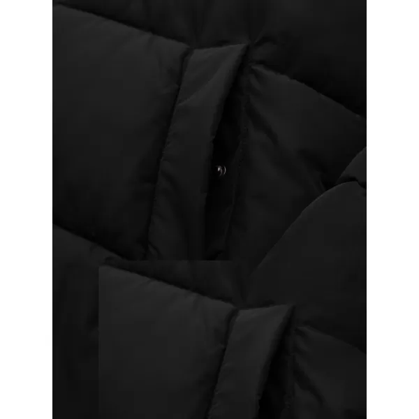  Pánský kabát OMBRE OM-JALJ-0309 BLACK 