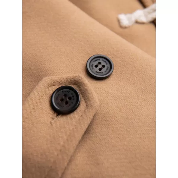  Pánský kabát OMBRE OM-COWC-0131 LIGHT BROWN 