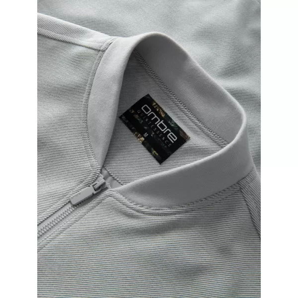  Pánská bunda OMBRE OM-JANP-0159 LIGHT GREY 