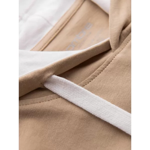  Pánské triko OMBRE OM-TSCT-0256 BEIGE 