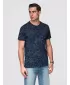 Pánské triko OMBRE OM-TSFP-0262 NAVY BLUE